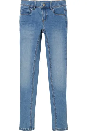 NAME IT Jeans Nkfpolly Skinny Jeans 1262-ta Noos 13208871 Light Blue Denim Dames Maat - W152