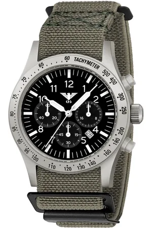 KHS .PLASSC.DFSGO - Polshorloge - Heren - Solar - PLATOON Steel Solar Chronograph