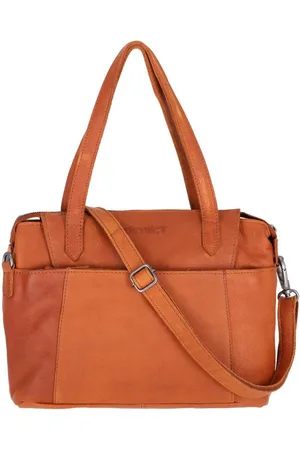 DSTRCT Medium Schoudertas Dames - Leer - Preston Park