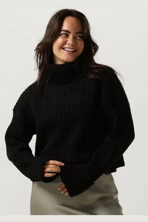 Neo Noir Benson Cropped Knit Blouse Truien & vesten Dames - Sweater - Hoodie - Vest- - Maat 34