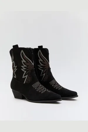 Buonarotti Dames Cowboylaarzen Kort - - Suedine - Maat 37