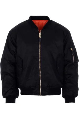 Fostex Kinder MA-1 bomber jack zwart - Maat 122-128