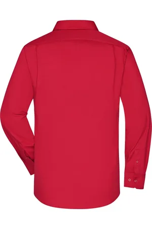 James & Nicholson Overhemd Heren met Lange Mouw - Maat 4XL
