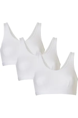 Cotonella Dames Bralette Bi-elastisch Katoen 3-Pack - Maat S
