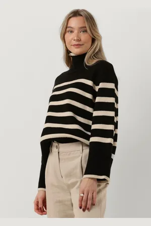 Neo Noir Fanning Stripe Knit Blouse Truien & vesten Dames - Sweater - Hoodie - Vest- - Maat 36