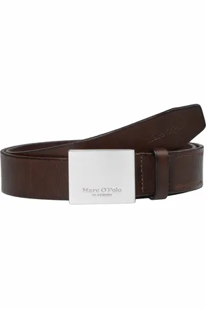 Marc O’ Polo Leren Riem Arru Leather Belt W90 Bruine