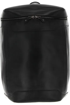 Buckle & Seam Leren Vrije tijd rugzak Rugzak met laptopvak Siwa Dot Leather Backpack Zwart