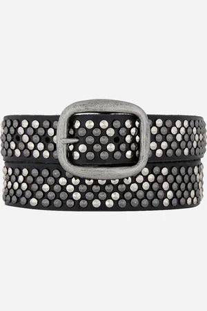 Amsterdam Heritage Britta | Leren Riem met Pyramide Studs