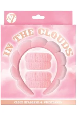 W7 Cosmetics W7 In The Clouds – Set van Hoofdband en Polsbanden voor Gezichtsverzorging