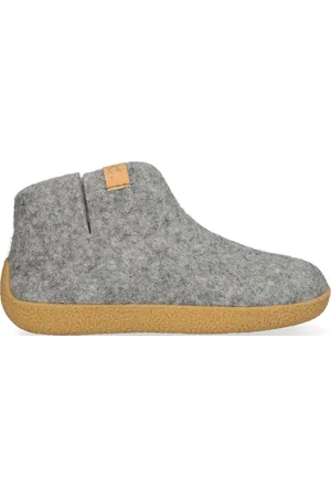 Tofvel Rabara Maha Wolvilt Pantoffels Marbled Light Grey - Maat 38