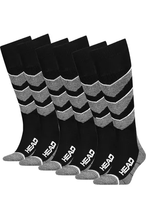 Head Skisokken Unisex V-Shape Kneehigh 6-pack Black Combo-35/38