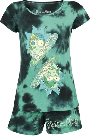 Rick and Morty Glitch Pyjama meerkleurig S Katoen