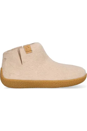 Tofvel Rabara Maha Wolvilt Pantoffels Camel - Maat 38