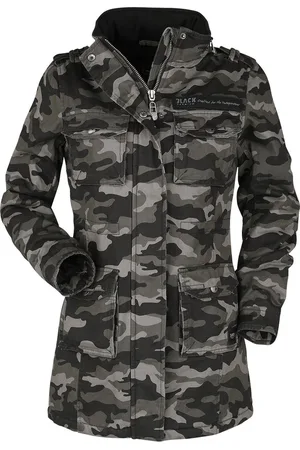 EMP Camouflage winterjas met teddy voering Vrouwen - M