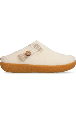 Tofvel Sundara Wolvilt Pantoffels White - Maat 36