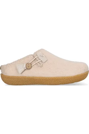 Tofvel Sundara Wolvilt Pantoffels Camel - Maat 41