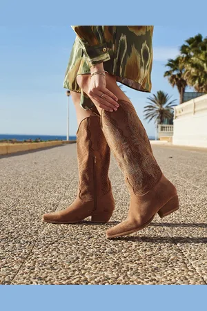 Buonarotti Dames Cowboylaarzen - - Suedine - Maat 39