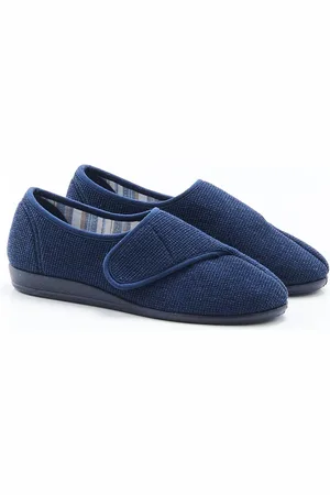 Damart Pantoffels van wafeltricot met kittenband - Vrouwen - - 36