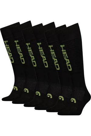 Head Skisokken Unisex Logo Kneehigh 6-pack Black Combo-35/38