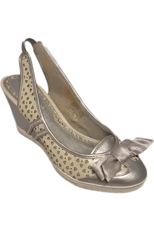 Fiorucci OPEN PUMP MET SLEEHAK- /WHITE-LEDER-37