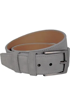 ARRIGO BELLO Riem Heren Suede Leer – 4.5 cm Breed – Riemen Heren Of Riemen Dames – Totale Riem Lengte 115 cm (Taillemaat tot 95 cm)