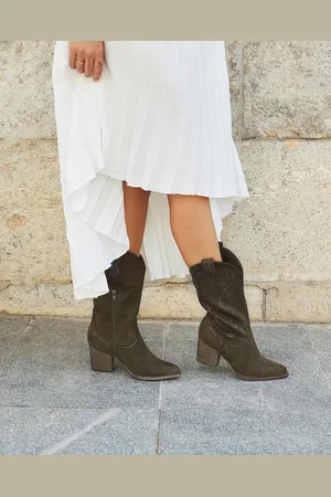 Buonarotti Dames Cowboylaarzen - - Suedine - Maat 38