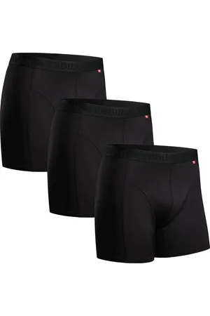 DANISH ENDURANCE Sportonderbroeken Heren - Quick Dry - Sport Boxershorts - 3 pack - Zwart - Maat 4XL