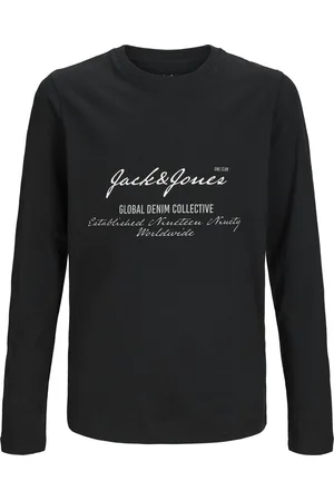 JACK & JONES JACK&JONES - JJGREAT B2S LOGO TEE LS LN JNR - Jongens - Lange mouwen shirts