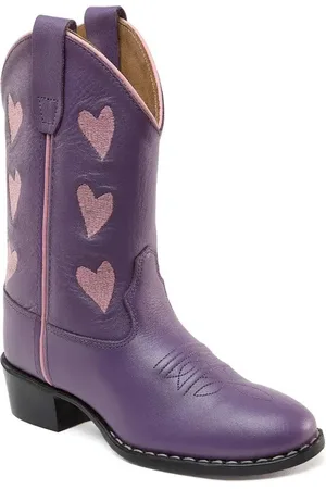 Bootstock Hearts Purple Cowboyboots maat 32