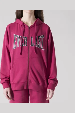Everlast Zipped Hoodie Logo Amaranth L