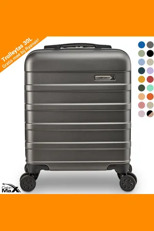 Cabin Max CabinMax Handbagage Koffer - Trolley 30L - Harde Reiskoffer - 45x36x20cm - Lichtgewicht - Groot Capaciteit