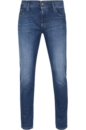 Alberto Slim Organic Denim Dark Blue - Maat W 40 - L 32 - Heren - Jeans