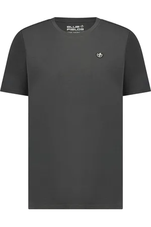 BLUE FIELDS T-shirt T Shirt Van Jersey Ottoman Stof 36142039 9800 Mannen Maat - L