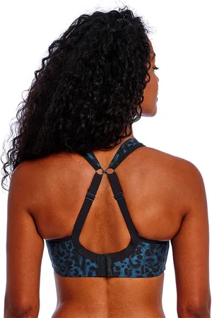 Freya High-Octane Voorgevormde Sport BH met Beugel - Midnight Leopard - 85C