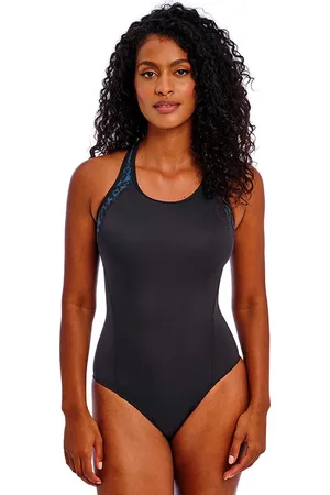 Freya Freestyle Underwired Moulded Swimsuit Midnight Leopard - 85E