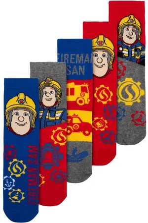 Brandweerman Sam Sokken - 5 Paar - Maat 27/30