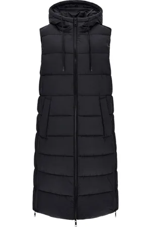 Guess Thermisch Gewatteerd Vest Met Capuchon En Meerdere Zakken