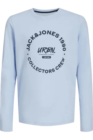 JACK & JONES JACK&JONES - JJSIMON TEE LS CREW NECK MNI - Jongens - Lange mouwen shirts