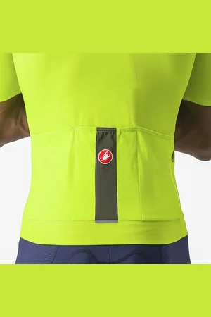 Castelli Prologo Lite Jersey - Electric Lime/Deep Green