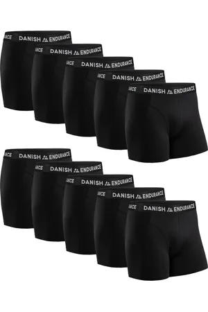 DANISH ENDURANCE Katoenen Boxershorts- Onderbroeken voor Heren- 10 pack - Maat XL