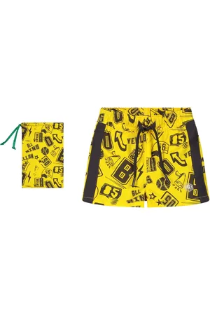 Quapi Zwem short Benny empire yellow text