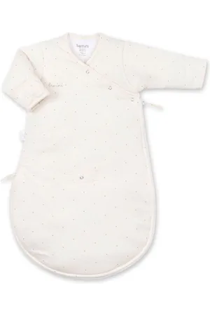 Bemini Babyslaapzak - MAGIC BAG 1-4m - TOG 3 - Pady jersey + jersey - Small dot print ecru