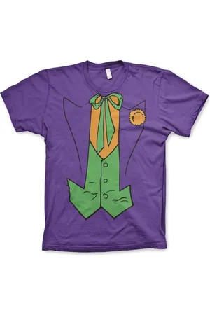 Batman The Joker Suit T-Shirt Purple-3XL