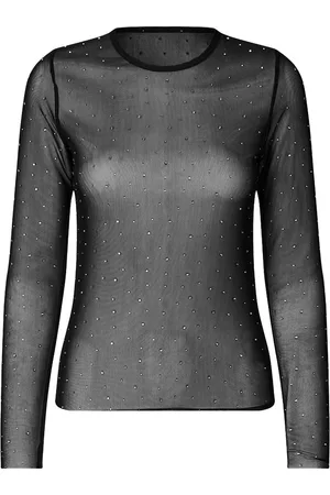 Envii Stairs Doorzichtige Top Black Strass maat S