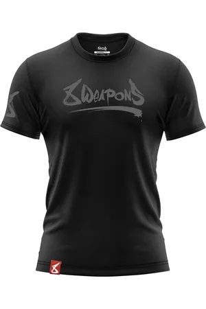 8 Weapons Muay Thai T-Shirt Unlimited Zwart Zwart - XL