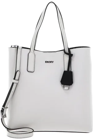 DKNY Schoudertas Saige Tote Crossbody Crème