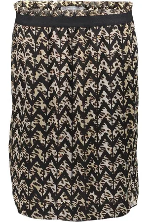 Geisha Jeans, Skirt chiffon zigzag & leopard - Dames