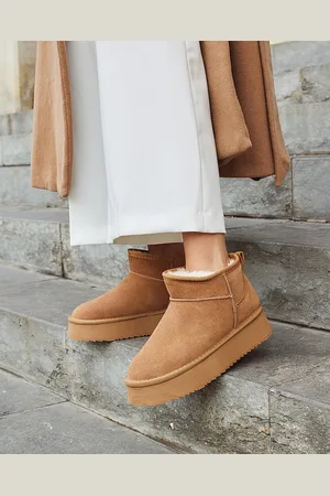 Buonarotti Dames Uggies - Pantoffels, Boots - - Leer - Maat 37