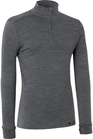 GripGrab Merino Blend Half-Zip Thermal Lange Mouw Winter Fiets Base Layer - - Unisex - Maat XL