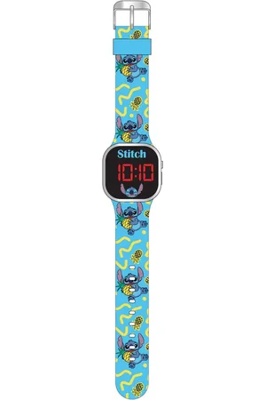 Accutime Disney Stitch Led Horloge Blauw